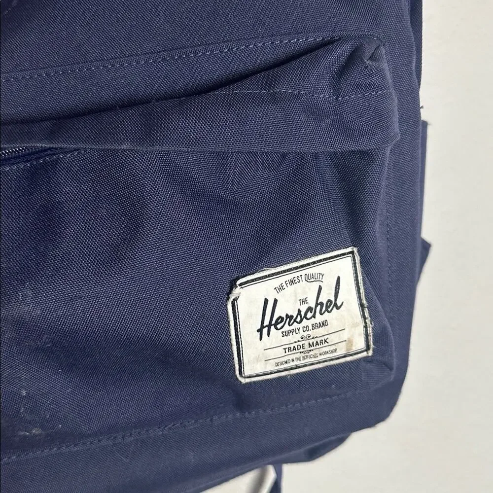 Herschel Supply Company Navy Blue Backpack Red Interior Cargo School College